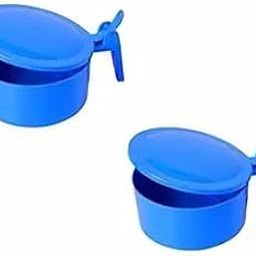 MEDIGUARD Spitting Mug Spit Box Plastic Spit Mug Sputum Plastic Leakproof Spitton Mug with Lid Sputum Cover Blue (White) - Pack of 2 Spitting Sputum with Cover-picture-30