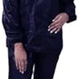 Raincoat For Women With Waterproof Pant, Inbuilt Hood & Carry Bag-image-73