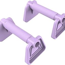 CALANDIS™ 2 Pieces Push up Stands Anti Slip Push up Bars for Fitness Gym Floor Workout Purple | Push Up Stands | Strength Training | Fitness Running & Yoga-18