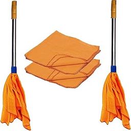 Cloud7 Dusting Cloth with Stainless Steel Handle, Standard Microfiber Cloth, Phatka, Phatakni (Multicolor, Pack of 2)-image-12