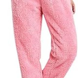 PRESENT Girls Woolen Winter Warm Lower Track Pant Inside Fleece Straight Fit Mid Rise Pyjamas Plus Size (28 Till 32) Assorted Color-picture-16