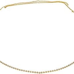 Golden Rhinstone Bikini Belly Body Waist Layer Link Chain-image-93