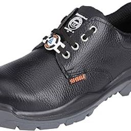 ACME men's Storm Leather Black Safety Shoes - 9-picture-11