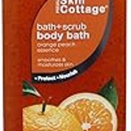 Orange Peach Essence Bath Scrub - Exfoliating Body Wash with Apricot Kernel and Jojoba Beads (400 ml)-image-81