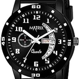 Analog Day & Date Display Wrist Watch for Men & Boys-36