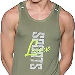 Men Cotton Casual Assorted Any Color Printed Tank Top Vest (Pack of 1)-image-22