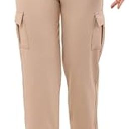 Cargo_Four_Pocket_Pant, for Pocket trauser, 4 Pocket Women trauser Pant, Women Girl Solid Bell boutam Trouser Pants,Women Beige Regular Fit Solid Trousers-image-88