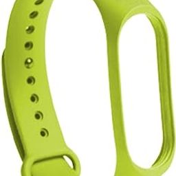 Mi Band 3 & 4 Straps Silicon Wristband Band Straps for Original M3 & M4 Bands/Belt/Bracelate Device Not Included Not Compatible with Mi Band 1/2 (A.Parrot Green) (Pack of 1)-picture-11