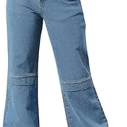 leriya fashion Baggy Jeans for Women | Wide Leg Jeans Women High Waist | Bell Bottom Jeans for Women-picture-24