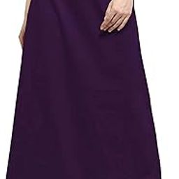 SUSHILA Girl Women's Royal Cotton Readymade Petticoat for Saree (Size-Large) Color-Dark Purple-image-97