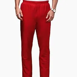 white heart Mens Solid Pyjama Viscose Blend Elastic Waist Side Pockets Bottomwear Pant Classic Design for Ultimate Comfort(XL; Burgundy)-picture-27