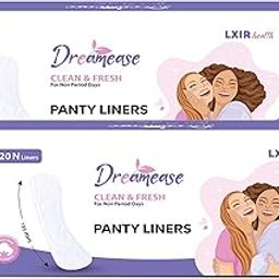 Dreamease Panty Liners For Women | Cotton-Y Soft, Anti-Bacterial, Ultra-Thin | Prevents Rashes, Leakage & Discharge | For All Day Comfort, Dryness, Daily-Use | 185mm, 40 Count, Pack Of 2-image-92