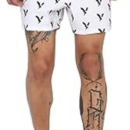 Men's Cotton Blend Boxer Solid Casual Shorts-image-22