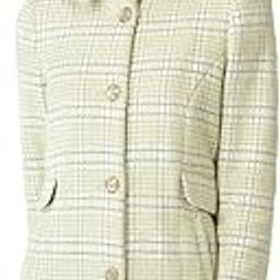 Women Beige Checked Over-Coat-image-23