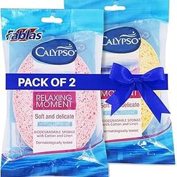 Calypso™ Relaxing Moment PO'2 100% Natural Cellulose Bathing Sponge Hypoallergenic & dermatologically Tested sea sponge-image-14