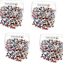 Multicolor Bindi for Daily Use - Simple Forehead Decoration for Women - Pack of 6 Boxes (Size: 1.5Mm Each)-53