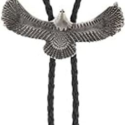 MenS Metal Eagle Bolo Bola Tie Rodeo Western Cowboy Necktie Antique Silver Jewelry & Watches | Mens Jewelry | Bolo Ties-image-9