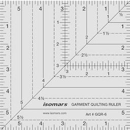 Isomars Garment Quilting Ruler 6"-image-6