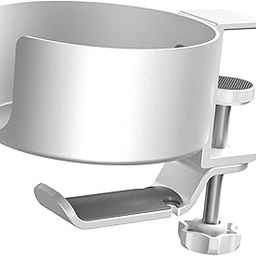 FABLOFT® Headphone Hanger for Desk No Spilling Desk Cup Holder for Office Workstations Silver-picture-10