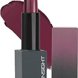 Insight Cosmetics Velvet Matte Lipstick | Velvety Elegance | Long Lasting Formula | Nourish & Pamper Lips | Infused With Cocoa Butter, Argan Oil, and Vitamin E | Intense Pigmentation | One Stroke Application | Intense Color Impact | Weightless Comfort | Non-drying formula - 3.8g-image-117