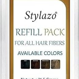 Stylazo Keratin Hair Fiber Refill Thinning Hair Loss Treatment 31.5 Gram (Natural Black)-image-69