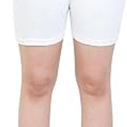 Plain Cotton Underskirts Shorts Women | Shorts for Women/Active wear/Exercise/Workout/Yoga/Gym/Cycle/Running (White)-picture-52