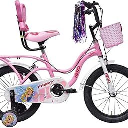 Hero Fairy 16T Bicycle for Kids with Mudguard and Training Wheel | Single Speed | Easy Self Assembly | Rigid Fork | Pink-White | Ideal for Girls | 95% Assembled Cycle(Ready to Ride in 5 Mins)-20