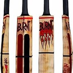 Woke Burnt Premium Kashmir Willow Scoop Cricket Bat, 34 x 4.5 inches, Full Size, Suitable for Soft/Hard Tennis Cricket Ball, for Kids/Junior/Senior/Boys/Girls & Adults (Burnt)-image-76