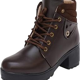 100% Vegan Leather & Comfortable Casual Boots for Women-image-70
