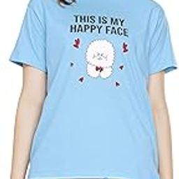 Night Suit for Women's Heart Printed Cotton Night Dress of Top and Short's Set 5738-picture-45