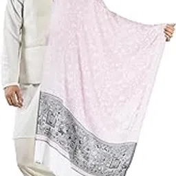 manra Men's Lightweight Printed Stole, Kashmiri Silk, Elephant Print Pashmina Feel Scarves, Shawl Wrap for Gents Summer Casual Fancy Scarf Stole-picture-40