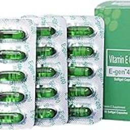 E-Gen 400 Vitamin E Capsule for Glowing Face, Skin and Hair Nutrition (30 Capsules)-14