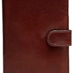 Teakwood Genuine Leather Solid Two Fold Passport Holder Wallet for Women (Maroon)-image-8