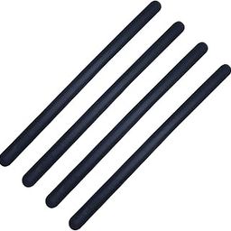 SARTE Universal Car Edge Door Guard Scratch Protector Silicone Rubber Bumper Protector Guard Anti-Scratch Bumper Protector Anti-Collision Patch Bumper Guard Strip for All Cars (4pcs-Black)-image-48