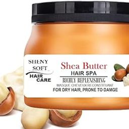 Hair Mask Dry And Frizzy Hair Shea Butter I Hair Spa For Women & Men-image-83