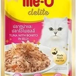 ME-O Delight Pouch Tuna with Bonito in Jelly 70G, Wet Food, Pack of 12 (70G X 12, 840G)-13