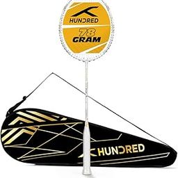 Hundred Glory Limited Edition Strung Badminton Racket with Full Racket Cover | 78 grams | Matte Finish | Maximum Tension ≤ 32 LBS-picture-19