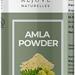 Rejuve Naturelles Premium Pure Amla Powder For Eating,Hair Care 250 gram Jar | Perfect for Hair, Eating, Drinking & Skin Care-image-0