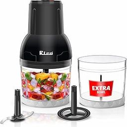 Rico 700ml Japanese Technology Electric Vegetable Chopper for Kitchen | 400 Watts Copper Motor | Two Unbreakable Bowls for Chopping & Whisking | Mince, Blender, Chopper, Cutting Veggies-23