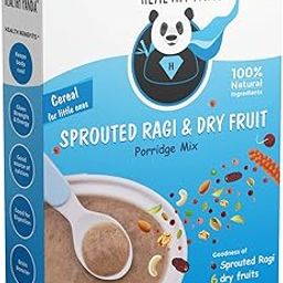 HEALTHY PANDA Organic Sprouted Ragi Dry Fruit Porridge (400g) – Nutritious Sprouted Ragi Powder for Babies, Toddler Food, Baby Cereal for 6 Months+, Healthy Baby Food with Dry Fruits, Ideal for Growth, Development, and Easy Digestion.-picture-12