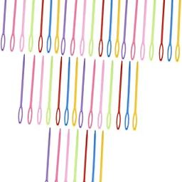 CIMAXIC DIY Knitting Needles Yarn Set 1000pcs Plastic Needles Perfect for Sweater Hat Scarf Socks-image-85