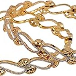 Infinity Twist Bangles Set, Intricate Weave Pattern, Traditional Style, Set-picture-49