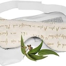 Eucalyptus Eye Pillow with Band, Smooth Sleep Mask with Flexible & Adjustable Strap | Comfortable, Lightweight, & Durable Eye Mask for Restfull Deep Sleep (125 gm)-49
