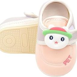 Kids Baby Boys Girls Steps Soft Socks Shoes, Snowman Cartoon-image-14
