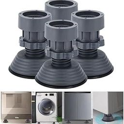 NOWFLY Washing Machine Vibration Pads - Adjustable Dryer Shock & Noise Cancelling Pads, Anti for Support, Height Adjustment Feet Refrigerators Acrylonitrile Butadiene Styrene (Abs) (4 Pcs Set)-15