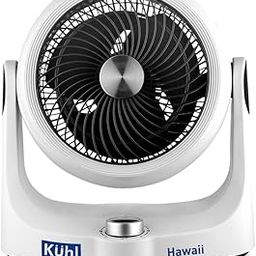 KUHL Hawaii Desktop Fan 165MM | Tilt Mechanism,Swivel Function | Upto 70 Degree Tilt Head Function | 3 Winds Mode |Speed & Swing Control Knob |High Air Flow & Low Noise | Compact,Lightweight &Portable-image-23