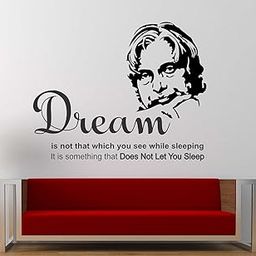 Wallstick 'Abdul Kalam - Office - Inspirational - Motivational - Quotes - Wall Sticker' (Vinyl 70 cm x 60 cm)-image-2