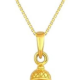 22KT Yellow Gold Pendant for Girls-image-60