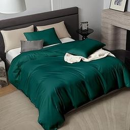 KANCHI DECOR - IMPRESSIBLE Super Soft Microfiber 3 Piece Duvet Cover Set Size (91X101 Inches) and 2 Pillow Cover (18X28 Inches) - Double Bed/Teal-image-59