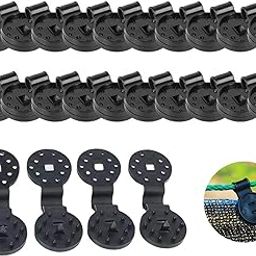 ZainVolt - Plastic Shade Net Clips, for Clamping Greenhouse Net/Shade Net in Place, Windproof, Corrosion Resistant, Easy to Use, Reusable - 20 PCS-picture-19